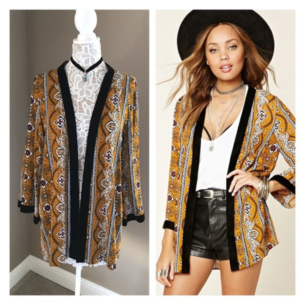 NWT Ornate Open Cardigan